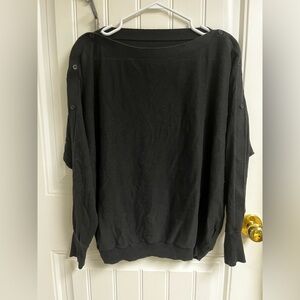 Press sweater with button details